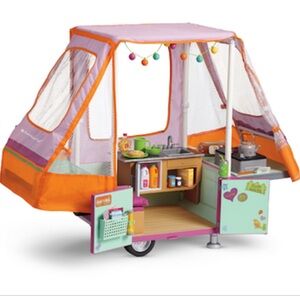 American Girl pop-up camper van used